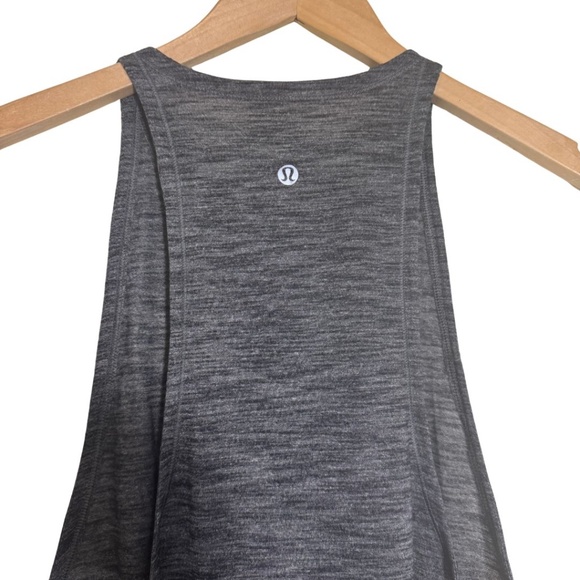 Lululemon Open-Back Muscle Tank - Space Dye Grey - Lightweight & Breathable Sz:S - Picture 4 of 7